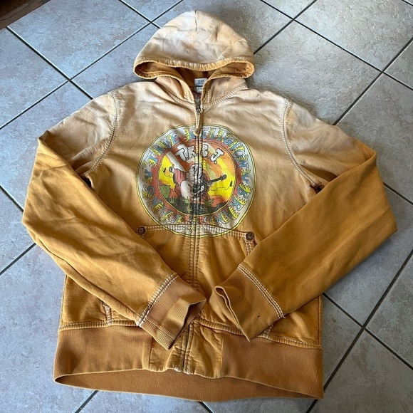 VINTAGE 2008 True Religion Hoodie XL ‘Sunburst Buddha’ - Picture 1 of 4